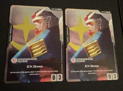 Gundam TCG EX Base EXBP-005 BANDAI CARD GAMES FEST 25-26 X2 - Image 1