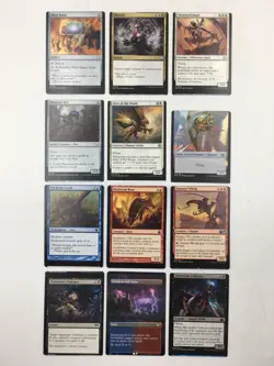 MTG Misprint/Miscut Card Lot - Magic The Gathering Miscut Card Lot - Image 1