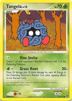 TANGELA 87/106 - NON-HOLO - COMMON - Great Encounters - POKEMON CARD - NM/LP - Image 1