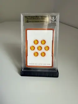 Dragon Ball Fusion World Card Game Energy Marker Cooler E01-12 Beckett BGS 10 - Image 2