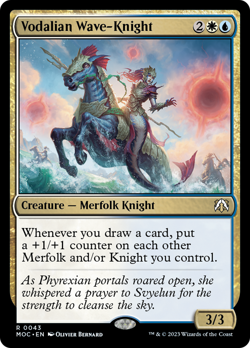 Vodalian Wave-Knight March of the Machine Commander MINT CARD ABUGames - Image 1