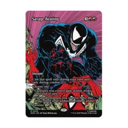 WOTC Marvel Eternal-Legal Savage Beating (Borderless) (MR) (Foil) NM - Image 1