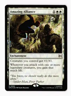 Amazing Alliance (Foil) 0002 (R) MTG Marvel's Spider-Man Eternal-Legal (SPE) - Image 1