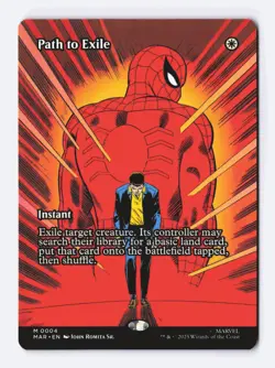 Path to Exile (Borderless) 0004 (M) MTG Marvel's Spider-Man Eternal-Legal (MAR) - Image 1