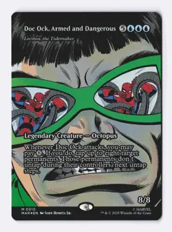 Doc Ock, Armed Dangerous (Borderless Foil) MTG Marvel's Spider-Man Eternal-Legal - Image 1