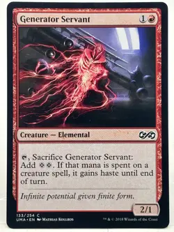 Generator Servant NM/M* Ultimate Masters ENGLISH 133/254 mtg -UnltdCards - Image 1