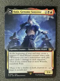 MTG Final Fantasy Kuja, Genome Sorcerer (Extended Art) Non-foil R 0497 - Image 1
