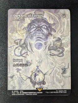 Darkness of Eternity (Dark Ritual) *Showcase* Final Fantasy - MTG - NM - Image 1