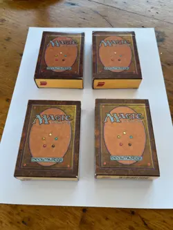 MTG ALPHA Starter deck boxes x3 + Beta x1 NEAR MINT opened empty Magic Gathering - Image 3