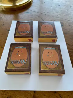 MTG ALPHA Starter deck boxes x3 + Beta x1 NEAR MINT opened empty Magic Gathering - Image 4