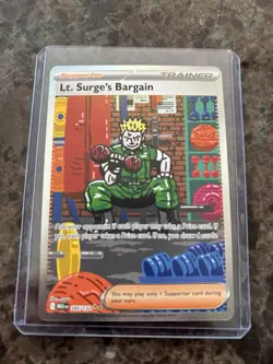 Lt. Surge's Bargain SIR Mega Evolution 185/132 Pokemon TCG - Image 1