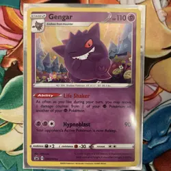 Pokemon Sword & Shield Promo Gengar Holo Rare SWSH052 NM - Image 1