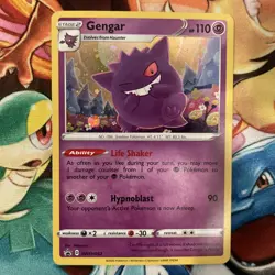 Pokemon Sword & Shield Promo Gengar Holo Rare SWSH052 NM - Image 2