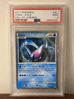 2011 Pokemon Lugia Holo Call Of Legends SL7 PSA 9 Mint Rare - Image 1