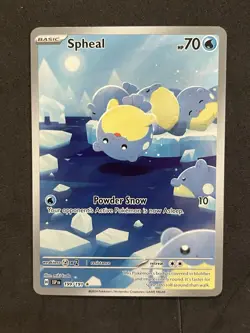 Spheal Illustration Rare 199/191 Pokemon Surging Sparks English IR - Image 1