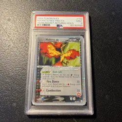Pokemon Rocket’s Moltres EX Team Rocket Returns Ultra Rare #100 PSA 9 Mint - Image 1