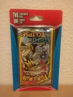 ERROR UPSIDE DOWN Pokemon Sun & Moon Cosmic Eclipse 2 Mini Booster Packs Sealed - Image 1