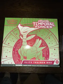 Open Pokemon Temporal Forces Elite Trainer Box Scarlet & Violet Sealed Promo!!!! - Image 1