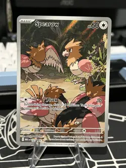 Pokemon Spearow 151/132 Illustration Rare Mega Evolution Near Mint - Image 1