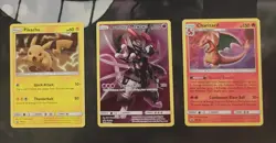 Pokemon TCG Armored Mewtwo SM228 Pikachu SM227 Charizard SM226 . All Ungraded NM - Image 1