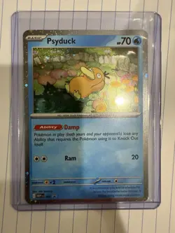 Pokemon TCG Psyduck MEP 007 Mega Evolution Blister Promo - Image 1