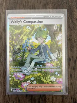 Wally's Compassion 186/132 Special Illustration Rare Pokemon Mega Evolution NM - Image 1