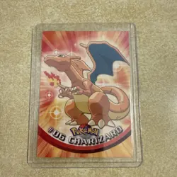 Charizard - TV Animation Black Logo - 1999 Vintage Pokemon Topps #06 - Image 1