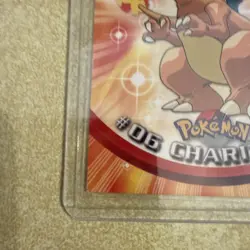 Charizard - TV Animation Black Logo - 1999 Vintage Pokemon Topps #06 - Image 5