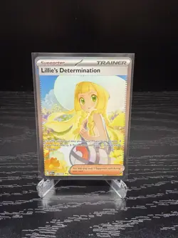 Pokemon Lillie's Determination SIR 184/132 Mega Evolution ENGLISH Pack Fresh - Image 1