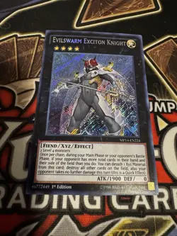 Yu-Gi-Oh! TCG Evilswarm Exciton Knight - MP14-EN224 - Secret Rare 1st Edition NM - Image 1
