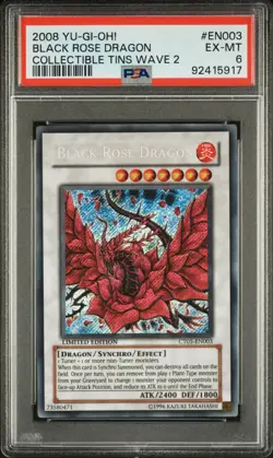 Black Rose Dragon - CT05-EN003 - Secret Rare - PSA 6 - yugioh TCG - Image 1