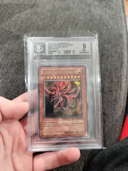 BGS 9 Slifer the Sky Dragon (Ultra Rare) GBI-001 Yu-Gi-Oh 2003 GameBoy Promo - Image 1