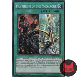 Yugioh Pantheism of the Monarchs SR01-EN023 Super Rare 1st Edition NM - Image 1