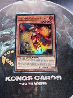 Yu-Gi-Oh MP25-EN262 "Fire King Courtier Ulcanix" Ultra Rare - Image 1