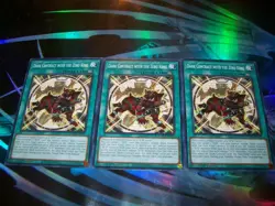 3x Dark Contract with the Zero King 1st Edition Common DOOD-EN054 Yu-Gi-Oh! - Image 1