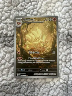 Ninetails Obsidian Flames IR Holo Card 199/197 - Image 1