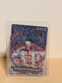 One Piece Card Game: Donquixote Doflamingo Custom Card Rare HQ Proxy OP04-019 - Image 1