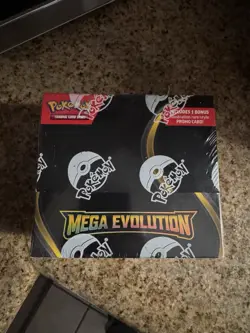 Pokemon TCG Mega Evolution ENHANCED BOOSTER BOX. Includes One Bonus Card - Image 1