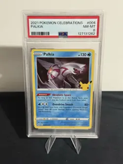Pokemon 2021 Celebrations #004 Palkia Card PSA 8 NM-MT - Image 1