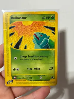 Pokemon Bulbasaur 95/165 Expedition 2002 Nintendo Card - Image 1