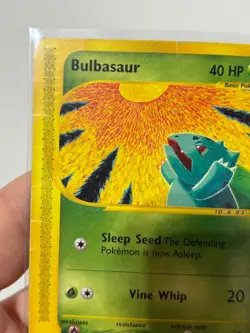 Pokemon Bulbasaur 95/165 Expedition 2002 Nintendo Card - Image 2