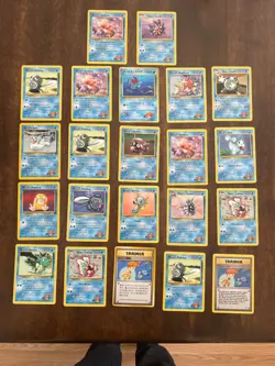 Mistys Lot Gym Heroes - Pokemon TCG - 2000 22 Card Lot W/1st editions - Image 1
