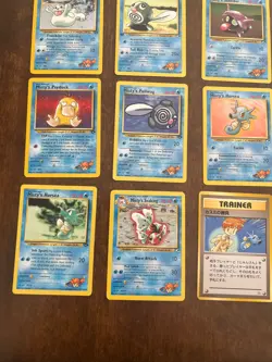 Mistys Lot Gym Heroes - Pokemon TCG - 2000 22 Card Lot W/1st editions - Image 4