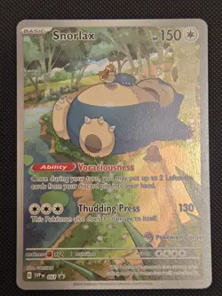 Snorlax - 051 Pokemon Center Exclusive Promo Card NM - Image 1