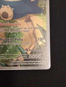 Snorlax - 051 Pokemon Center Exclusive Promo Card NM - Image 4