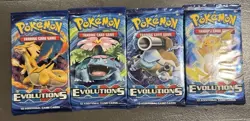 Pokemon 2016 XY Evolutions Booster Pack. Factory Sealed 10 Card Pack! (1) - Image 1