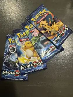 Pokemon 2016 XY Evolutions Booster Pack. Factory Sealed 10 Card Pack! (1) - Image 5