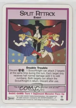 2001 Sailor Moon Collectible Card Game Premiere Expansion Set Split Attack #52 - Image 1