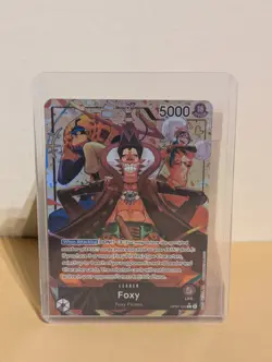 One Piece Card Game: Foxy Custom Card Rare HQ Proxy Luffy OP07-059 - Image 1