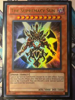 The Supremacy Sun JUMP-EN057 YuGiOh Card ULTRA RARE LIMITED EDITION - Image 1